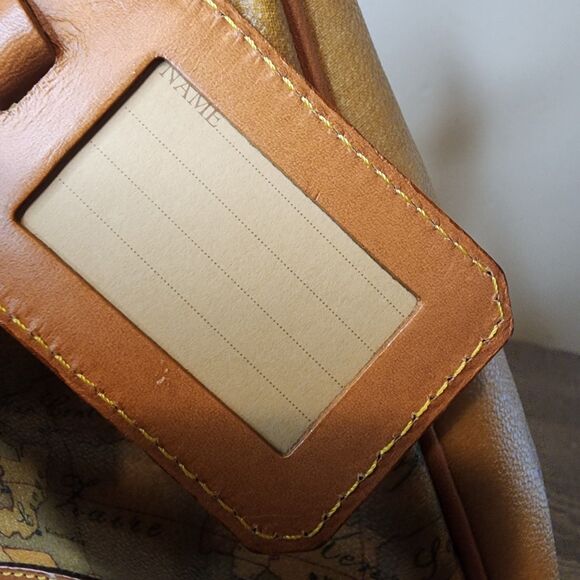 Alviero Martini 1A Classe GEO Classic Map Shoulder Sling Backpack Body Bag ITALY - Picture 13 of 16